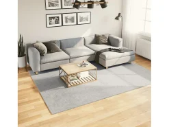 Sale Garden Furniture Hester Alfombra de pelo corto suave lavable HUARTE 200x280 cm Gris