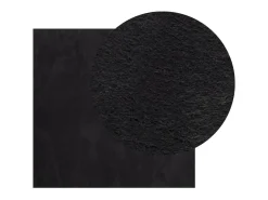 Hester Alfombra de pelo corto suave lavable HUARTE negro 240x240 cm