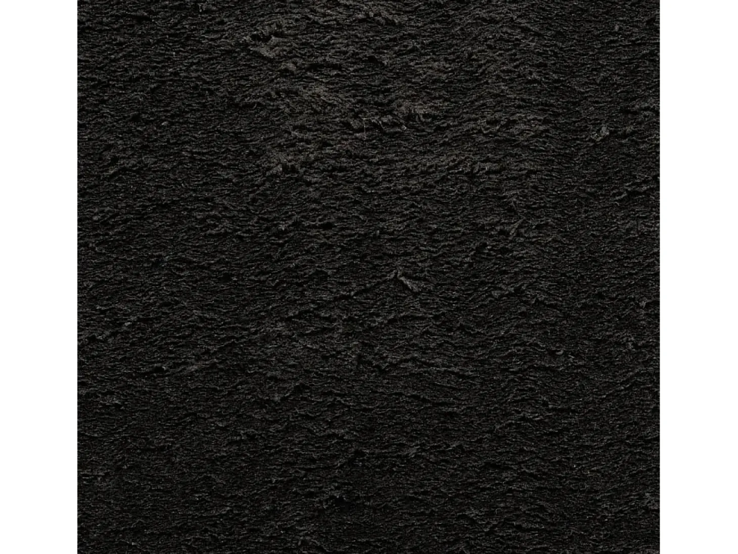 Hester Alfombra de pelo corto suave lavable HUARTE negro 240x240 cm