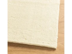 Hot Garden Furniture Hester Alfombra de pelo corto suave lavable HUARTE 80x250 cm Crema