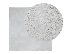 Hester Alfombra de pelo corto suave lavable HUARTE gris 200x200 cm