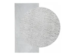 Hester Alfombra de pelo corto suave lavable HUARTE gris 100x200 cm