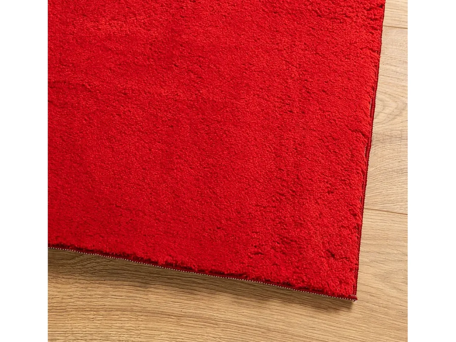 Garden Furniture Alfombra De Salón^Hester Alfombra de pelo corto suave lavable HUARTE 140x200 cm Rojo
