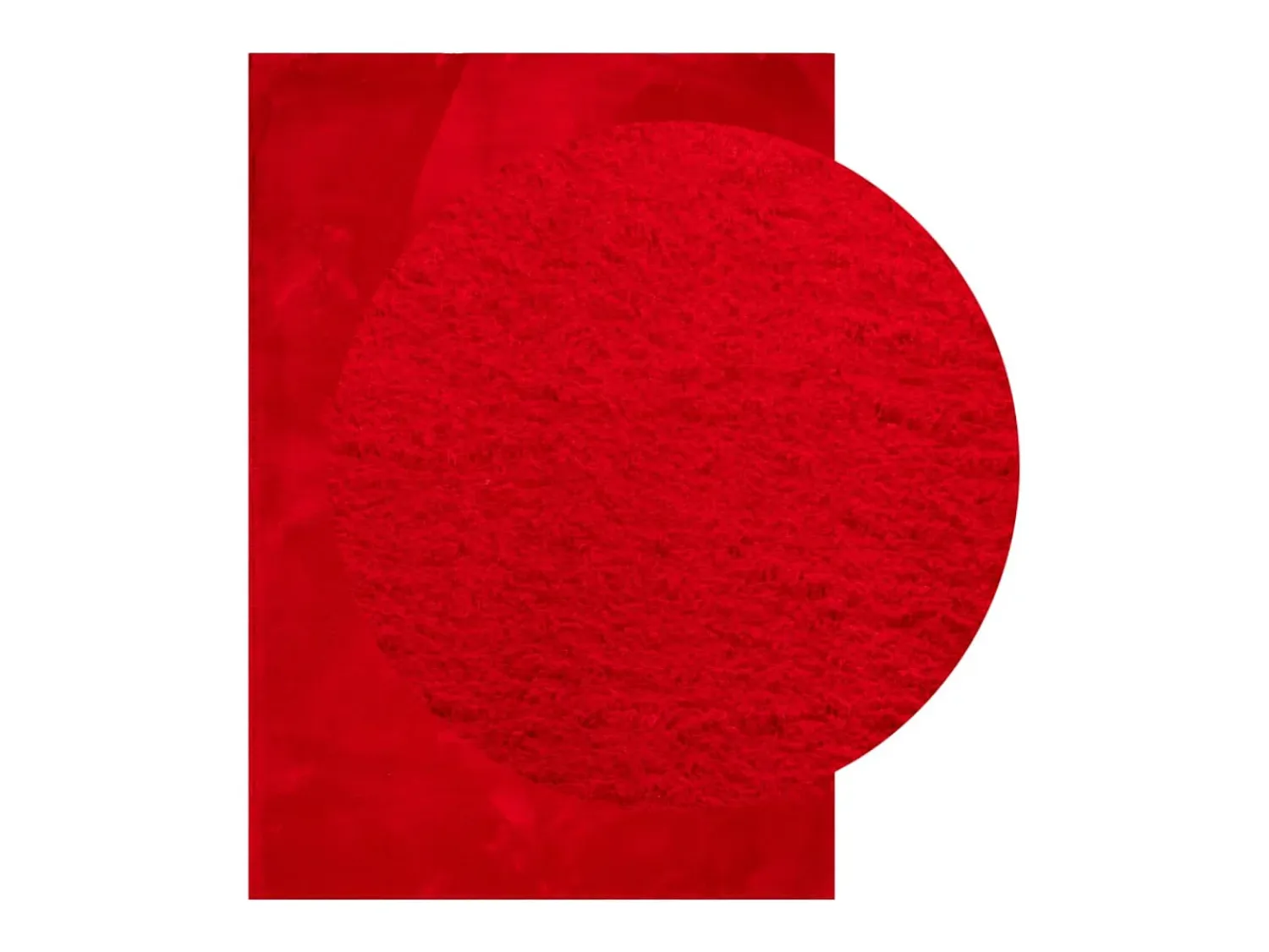 Garden Furniture Alfombra De Salón^Hester Alfombra de pelo corto suave lavable HUARTE 140x200 cm Rojo
