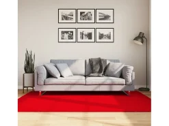 Garden Furniture Alfombra De Salón^Hester Alfombra de pelo corto suave lavable HUARTE 140x200 cm Rojo