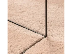 Garden Furniture Alfombra De Salón^Hester Alfombra de pelo corto suave lavable HUARTE do 100x200 cm Rosa
