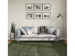Online Garden Furniture Hester Alfombra pelo corto suave lavable HUARTE bosque 200x200cm Verde