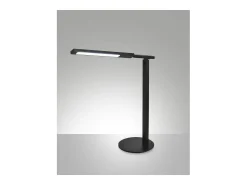 Ideal - Lámpara de mesa Fabas Luce negra - LED táctil de 10 W integrado, regulable CCT (3000K, 4000K, 5000K, 6000K)