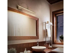 Ideal Lux Aplique Para Pared^Bow - Aplique LED para cuadro mediano, Latón antiguo Camel