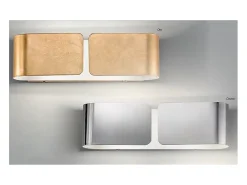 Ideal Lux Clip - Aplique de pared pequeño de interior 2 luces Dorado, G9
