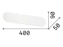 Ideal Lux Aplique Para Pared^ECHO Aplique Empotrado Led Integrado 40cm 3000K Blanco