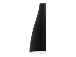 Ideal Lux Flut - Lámpara colgante de techo pequeña con 1 luz Negra, E14