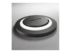 Clearance Ideal Lux FLY Foco LED Semi Empotrado Integrado 45cm , 4000K, IP40 Negro