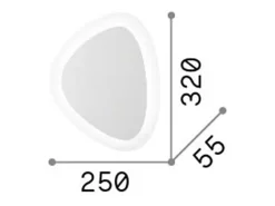 Ideal Lux Gingle - Aplique LED Integrado Blanco