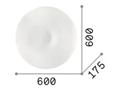 Hot Ideal Lux Glory - 5 luces de empotrar grande de interior , E27 Blanco