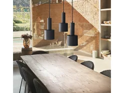 Best Ideal Lux HOLLY - Lámpara colgante de techo para interior 1 luz , E27 Negro