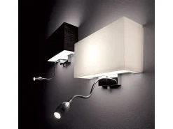 Ideal Lux Aplique Para Pared^Hotel - Aplique de pared interior 1 luz , E27 Negro
