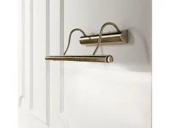 Ideal Lux Mirror-10 - Aplique de pared con 4 luces, latón antiguo, G9
