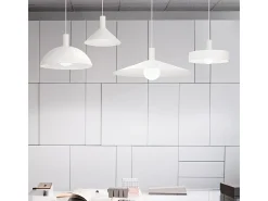 Ideal Lux MIX Lámpara de techo colgante fina redonda blanca