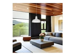 Ideal Lux Moby - Lámpara colgante de techo tipo domo con 1 luz blanca, E27