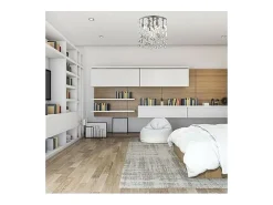 Ideal Lux Moonlight - Lámpara colgante de techo mediana de 8 luces, cromada, G9