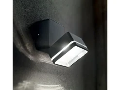 Ideal Lux OMEGA Foco Cuadrado Individual Antracita IP54 4000K
