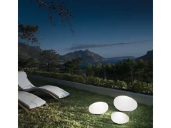 Ideal Lux Sasso - 1 luz de suelo exterior blanca IP44