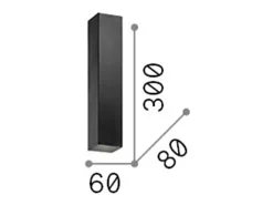 Hot Ideal Lux Sky - Lámpara de pared 2 Light Up & Down Blanca, GU10 Blanco