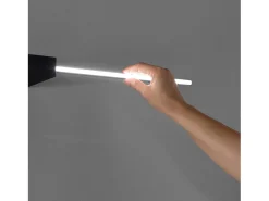 Ideal Lux Aplique Para Pared^THEO Aplique LED integrado 2 luces 1350Lm 3000K Negro