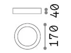 Clearance Ideal Lux Universal - Foco empotrado pequeño interior LED 1 luz Blanco
