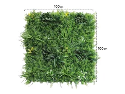 Outlet NORTENE Jardín vertical leafy 100 x 100 cm 1X3 M Verde