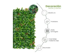 Jardín vertical red lauro 100 x 100 nortene 1 X 2M