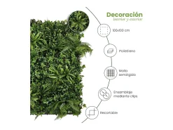 Jardín vertical tropic wild 100 x 100 cm 1X1 M