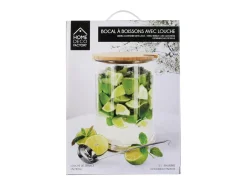 The Home Deco Factory Vaso^Jarra para bebidas de 5 litros con cazo Transparente