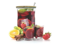 The Home Deco Factory Vaso^Jarra para bebidas de 5 litros con cazo Transparente