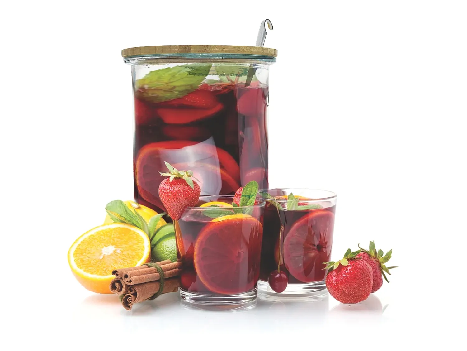 The Home Deco Factory Vaso^Jarra para bebidas de 5 litros con cazo Transparente
