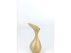 Best J-Line Jarrón de Aluminio 19x17x45cm Dorado