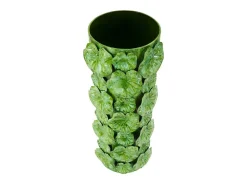 Best Jarrón de concha de metal 18x17,5x46 Verde