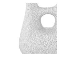 Rendez-Vous Déco Jarrón decorativo de terracota H42cm - Cruz Blanco