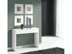 Clearance Juego 4 Espejos Lupe Moderno 45x45x2 cm Blanco