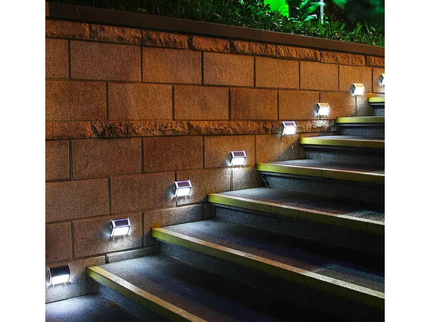 Lumisky Iluminación Exterior^Juego de 2 apliques solares de pared H10CM WALLY Gris