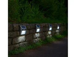 Lumisky Iluminación Exterior^Juego de 2 apliques solares de pared H10CM WALLY Gris