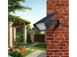 Lumisky Iluminación Exterior^Juego de 2 focos solares 250LM CURTIS Negro