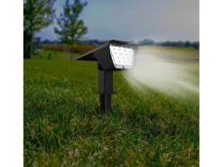 Lumisky Iluminación Exterior^Juego de 2 focos solares 250LM CURTIS Negro