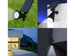 Sale Lumisky Juego de 2 focos solares 200LM SPIKY Negro