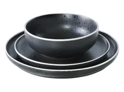 Clearance MEDARD DE NOBLAT Juego de 6 Platos Planos Aster Granit 26 cm - Médard de Noblat