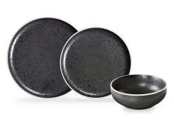 Clearance MEDARD DE NOBLAT Juego de 6 Platos Planos Aster Granit 26 cm - Médard de Noblat
