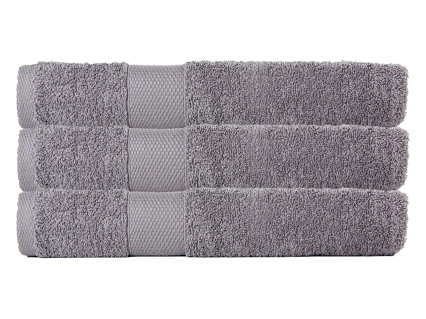 Juego de 3 toallas grandes de baño 100x150 cm 500 gr/m² 100% algodón