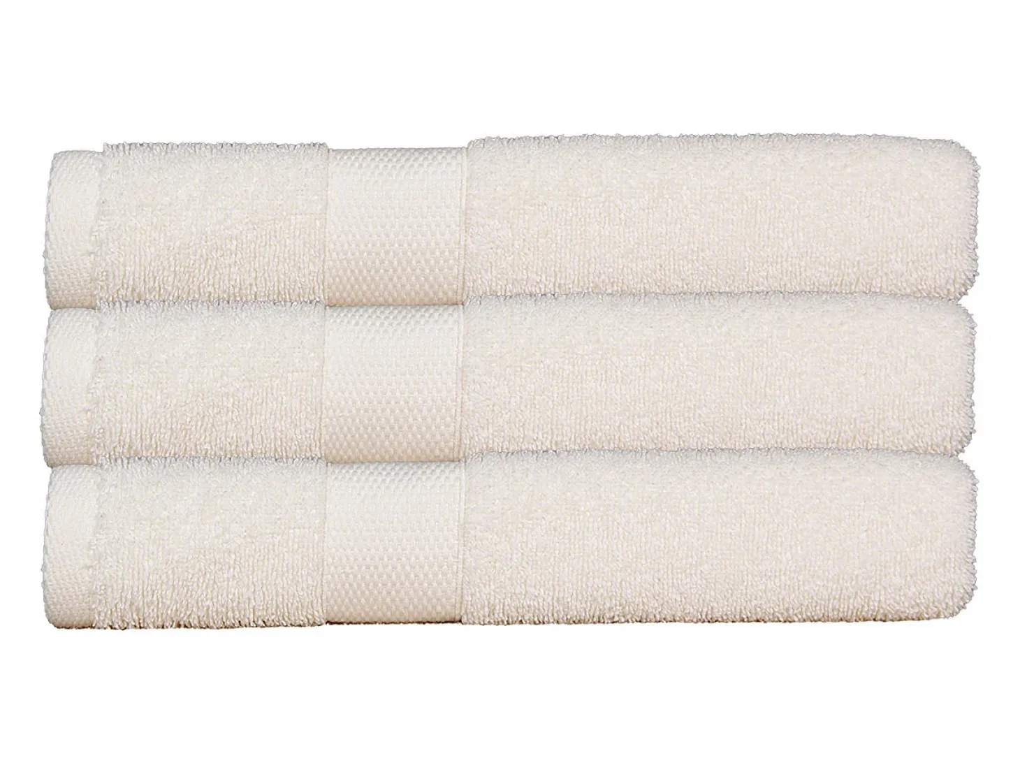 Juego de 3 toallas grandes de baño 100x150 cm 500 gr/m² 100% algodón