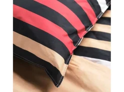 Juego de cama - 240 x 220 cm - algodón estampado a rayas